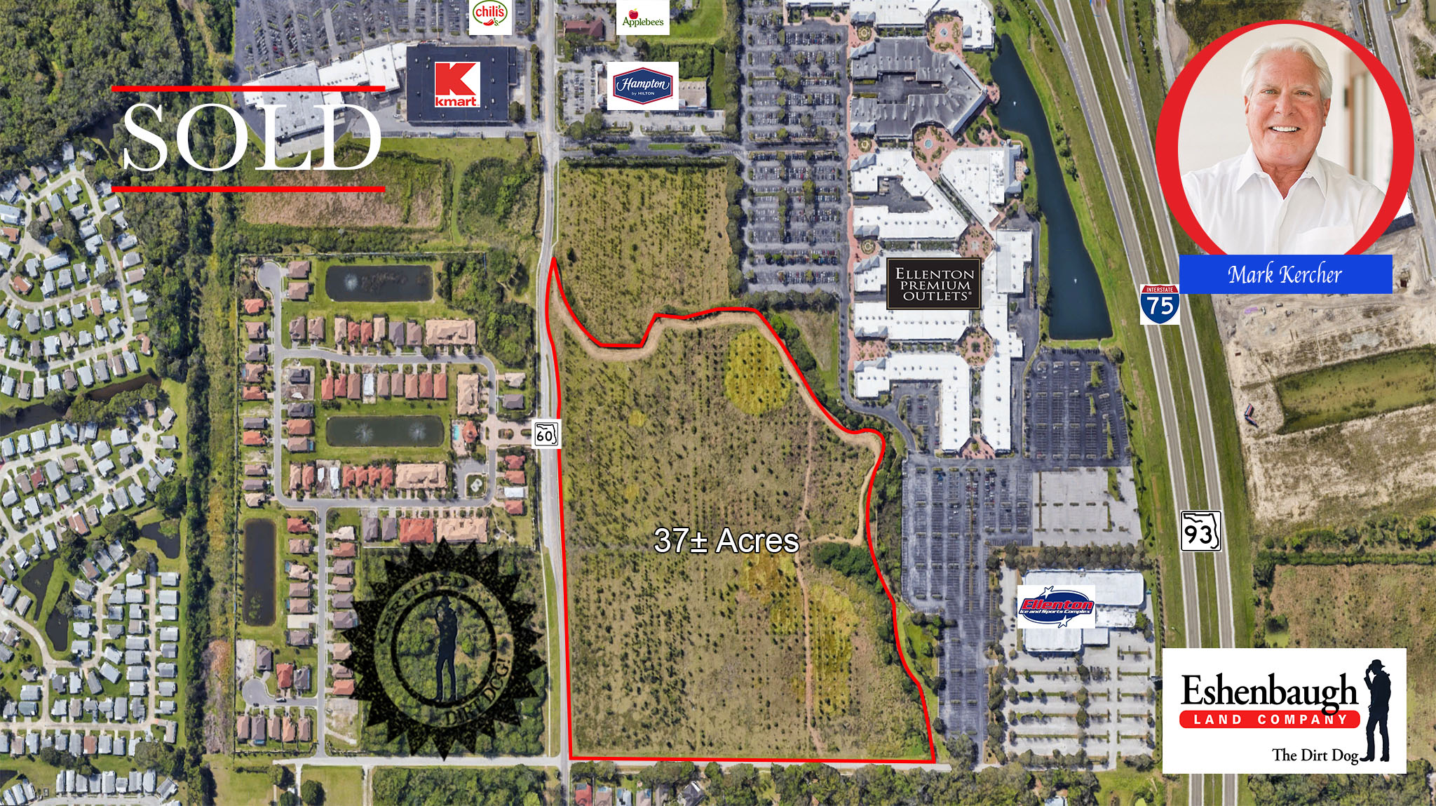 new land sale for Mark Kercher