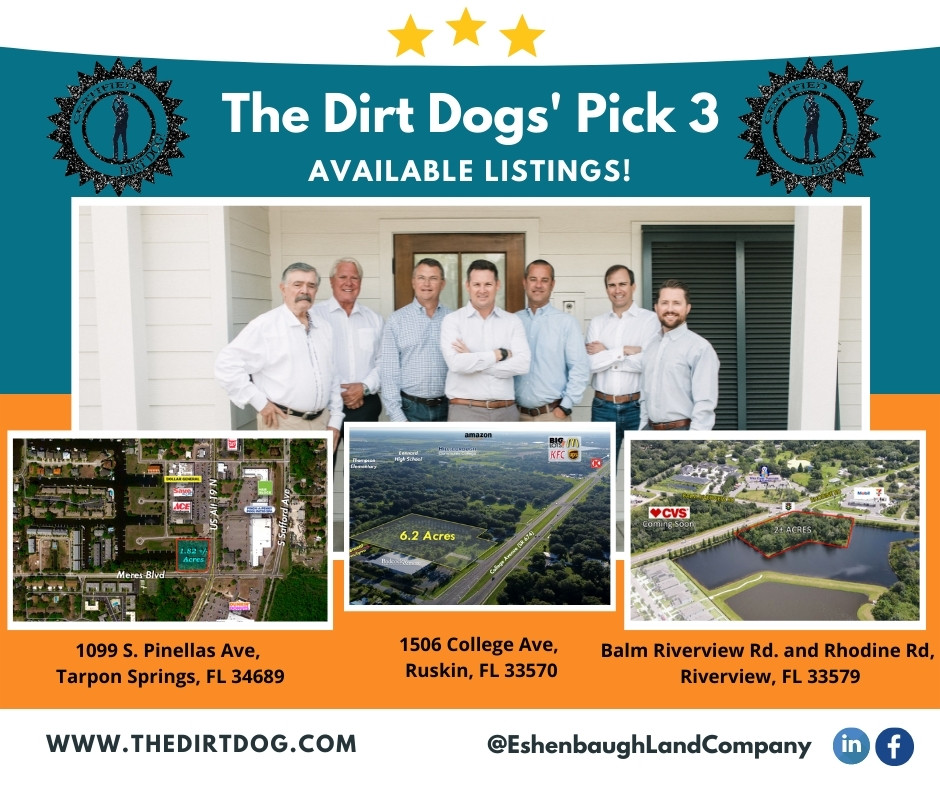 the dirt dog's pick 3 available properties