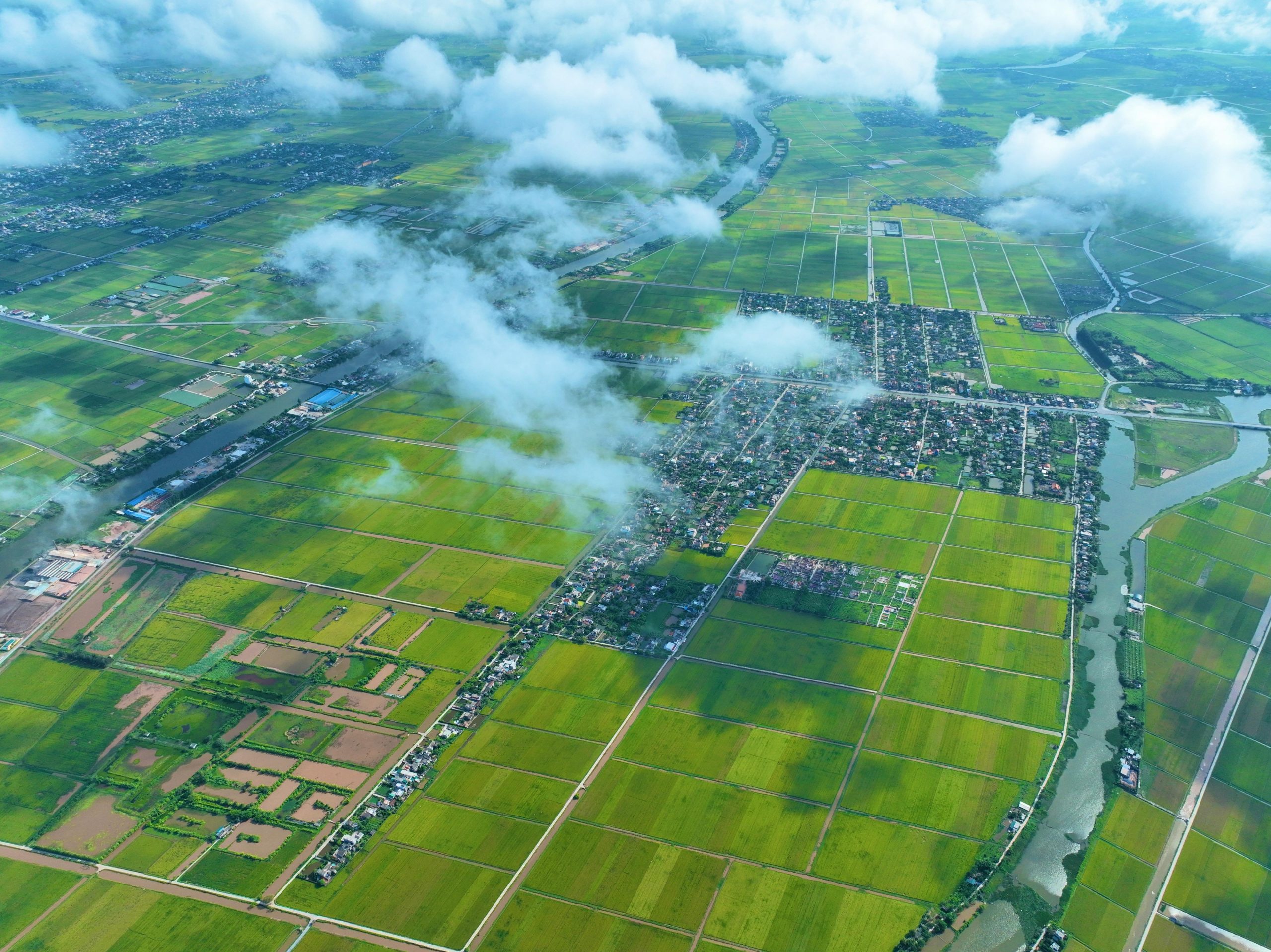 Aerial view of Florida land near a growing development corridor