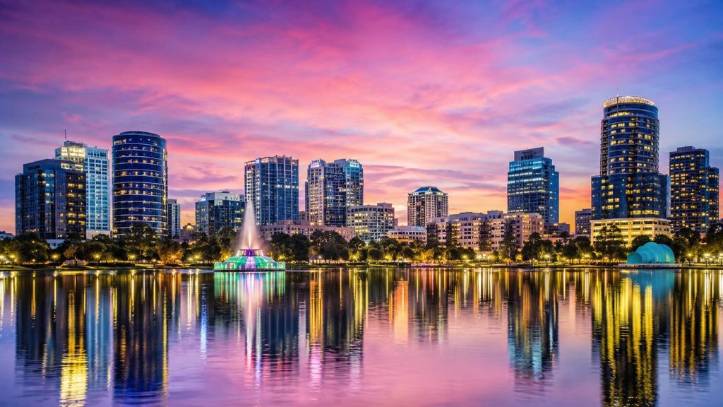 Orlando Florida skyline showing regional growth driving demand for Central Florida land