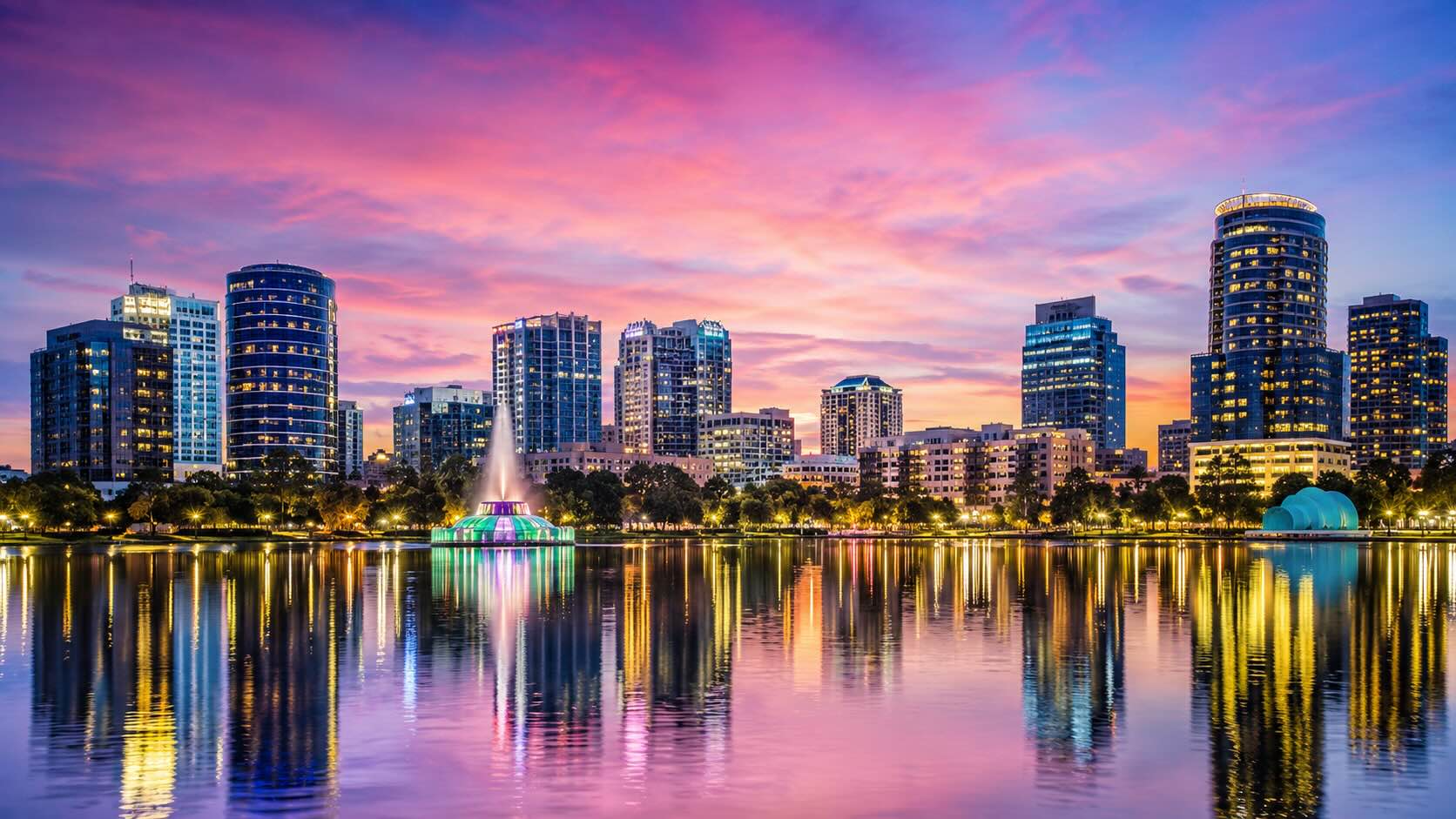 Orlando Florida skyline showing regional growth driving demand for Central Florida land