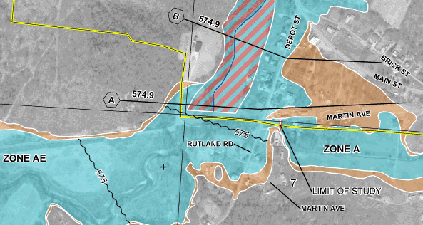 FEMA Flood Insurance Rate Map showing flood zones for a Florida parcel.
