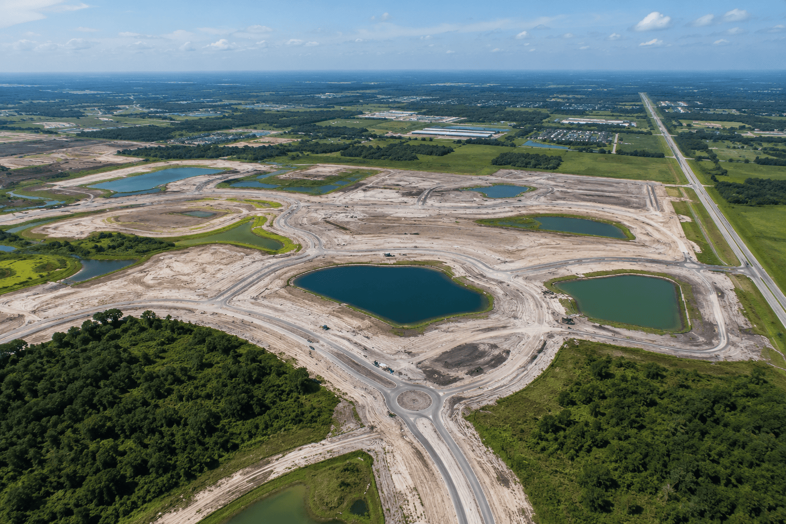 Manatee County land in the Parrish corridor near the planned Fort Hamer I-75 interchange