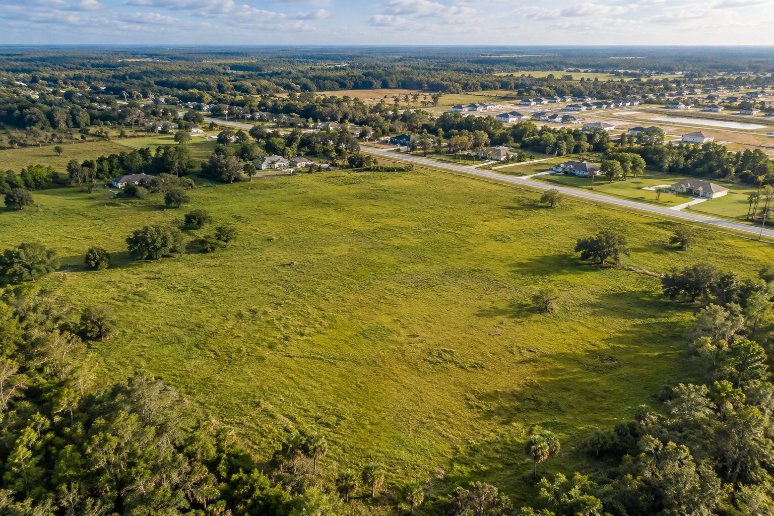 Land option agreement in Florida — developer securing rights to a development parcel.